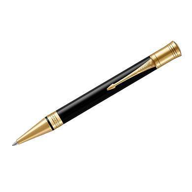 Ручка шариковая Parker "Duofold Black GT" черная, 1,0мм, подарочная упаковка (арт. 254088)