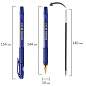 Ручка шариковая BRAUBERG BP-GT GLD BLUE, СИНЯЯ, корпус тонированный, пишущий узел 0,7 мм, линия письма 0,35 мм, 144505 (арт. 144505)