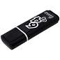Память Smart Buy "Glossy" 64GB, USB 2.0 Flash Drive, черный (арт. 230858)
