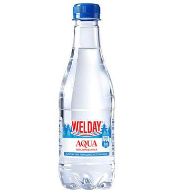 Вода питьевая природная артезианская WELDAY (ВЭЛДЭЙ) AQUA "СЕДЬМОЙ ИСТОК", негазированная, 0,5 л, 624715, НФ-00000197 (арт. 624715)