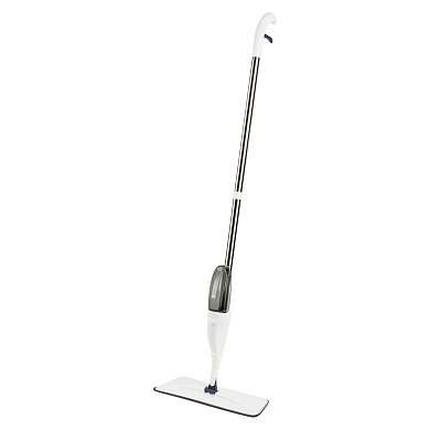 Швабра с распылителем воды плоская, OfficeClean Professional, мет. ручка 120 см., одна насадка из микрофибры (арт. 374084)