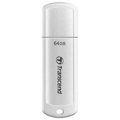 Флеш-диск 64 GB TRANSCEND JetFlash 730, USB 3.1, белый, TS64GJF730 (арт. 514053)