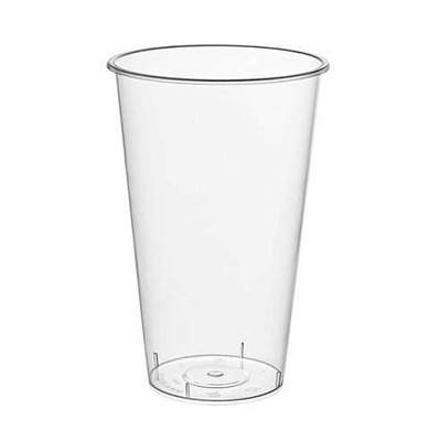 Стакан одноразовый пластиковый, прозрачный, сверхплотный, 500 мл, "Bubble Cup", ВЗЛП, 1021ГП (арт. 609244)