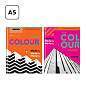 Бизнес-блокнот А5, 120л., евроформат, BG "Colour", глянцевая ламинация (арт. 342342)
