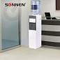 Кулер для воды SONNEN FSC-02BA, напольный, НАГРЕВ/ОХЛАЖДЕНИЕ КОМПРЕССОР, шкаф, 2 крана, серый, 455416 (арт. 455416)