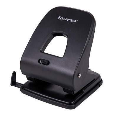 Дырокол BRAUBERG "SX-40", до 40 листов, черный, 229695 (арт. 229695)