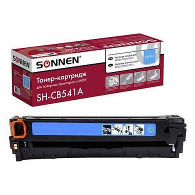 Картридж лазерный SONNEN (SH-CB541A) для HP CLJ CP1215/1515 ВЫСШЕЕ КАЧЕСТВО, голубой, 1400 страниц, 363955 (арт. 363955)