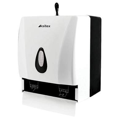 Диспенсер для полотенец KSITEX (Система H3/Н1), ZZ (V) и в рулонах, белый, ТН-8218A (арт. 604441)