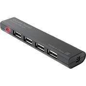 Хаб USB 2.0, 4 порта, черный, DEFENDER QUADRO PROMT, 83200 (арт. 512028)