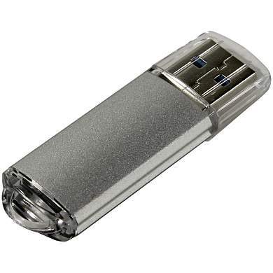 Память Smart Buy "V-Cut" 128GB, USB 3.0 Flash Drive, серебристый (металл. корпус ) (арт. 276602)