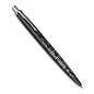 Ручка шариковая PARKER "Jotter New York Black CT", корпус черный лак, детали из нержавеющей стали, синяя, 2187554 (арт. 144356)