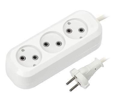Smartbuy Сет. Удл. Пвс 2Х1 3 Роз. 15 М 10А (Корпус Абс-Пластик) Sbe-10-3-15-N (арт. 630999)