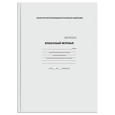 Классный журнал BG для 5-9 классов, 7БЦ, офсетная бумага (арт. 365113)