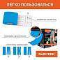 Кинезио тейп/лента для лица и тела, омоложение и восстановление, 5 см х 5 м, синий, DASWERK, 680007 (арт. 680007)