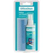 Чистящий спрей OfficeClean для всех типов экранов и мониторов, в комплекте салфетка из микрофибры (арт. 307371)