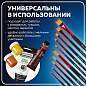 Кисти BRAUBERG PREMIUM, набор 10 шт. (синтетика, круглые № 1, 2, 3, 5, 8, плоские № 2, 4, 6, 8, 10), 201027 (арт. 201027)