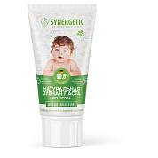 Зубная паста детская 50 г, SYNERGETIC, липа и ромашка, от 0 до 3 лет, натуральная, 201008 (арт. 701878)