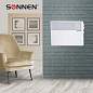 Обогреватель-конвектор SONNEN X-1500, 1500 Вт, напольная/настенная установка, белый, 453495 (арт. 453495)