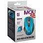 Мышь беспроводная DEFENDER Prime MB-053, USB, 5 кнопок + 1 колесо-кнопка, оптическая, бирюзовая? 52054 (арт. 513820)