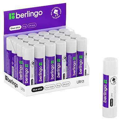 Клей-карандаш Berlingo "Ultra", 08г, ПВП (арт. 104279)