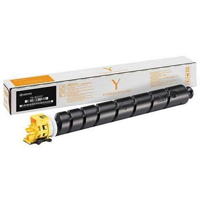 Тонер-картридж KYOCERA (TK-8335Y) TASKalfa 3252ci /3253ci, желтый, оригинальный, ресурс 15000 страниц, 1T02RLANL1 (арт. 363751)