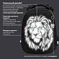 Ранец BRAUBERG SHINY, 2 отделения, с брелком, "Savage lion", светящийся рисунок, 38х28х14 см, 272039 (арт. 272039)