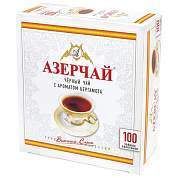 Чай АЗЕРЧАЙ черный с бергамотом, 100 пакетиков по 2 г, 419830 (арт. 622730)
