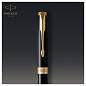 Ручка шариковая Parker "Sonnet Black Lacquer GT" черная, 1,0мм, поворот., подарочная упаковка (арт. 240069)