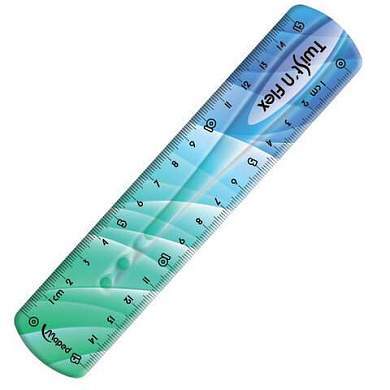 Линейка пластик 15 см, гибкая, MAPED "Twist'n Flex Patterns", ассорти, 279115 (арт. 273977)