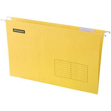 Подвесная папка OfficeSpace Foolscap (365*240мм), желтая (арт. 296364)