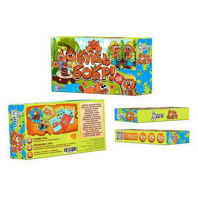Игра настольная "Будь Бобр", ФИ, 95572498 (арт. 667873)