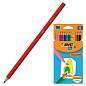 Карандаши цветные BIC "Tropicolors", 12 цветов, шестигранные, 83256610 (арт. 180458)