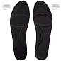 Стельки для обуви с ЭФФЕКТОМ ПАМЯТИ, материал MEMORY FOAM, размер RU 39-44 / EU 40-45, с линиями выреза, SHEGRA (ШЕГРА), 700745 (арт. 700745)