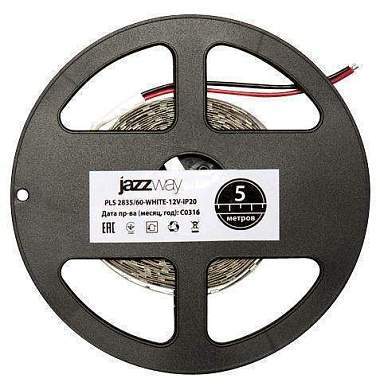 Jazzway Лента светодиодн. 12V 12W/m 120Led/m IP20 6500K 5м (интерьерная) PLS 2835/120-12V-W .2859051 (арт. 562545)
