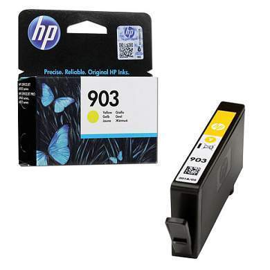 Картридж струйный HP (T6L95AE) OfficeJet 6950/6960/6970, №903, желтый, ресурс 315 стр., оригинальный (арт. 362334)