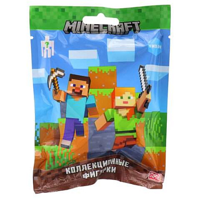 Коллекционная фигурка "Угадай кто внутри!" MINECRAFT, АССОРТИ, Funky Toys, MC2005 (арт. 667879)