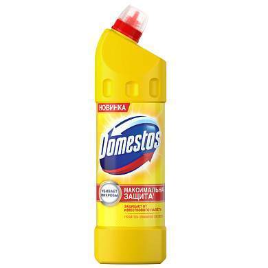 Чистящее средство универсальное Domestos "Лимонная свежесть", гель, 1л (арт. 144226)