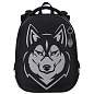 Ранец BRAUBERG SHINY, 2 отделения, с брелоком, "Husky", СВЕТЯЩИЙСЯ РИСУНОК, 38х28х14 см, 271383 (арт. 271383)