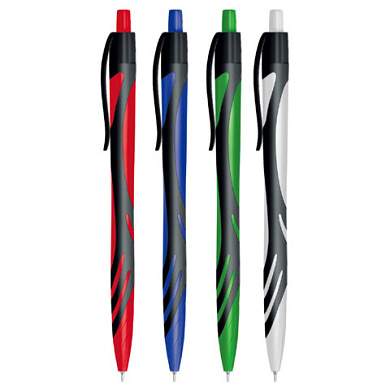 Ручка шариковая автоматическая BRAUBERG "ULTRA COLOR CLASSIC", корпус ассорти, СИНЯЯ, пишущий узел 0,7 мм, линия письма 0,35 мм, 144498 (арт. 144498)