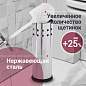 Ерш для унитаза LAIMA, с подставкой, нержавеющая сталь, зеркальный, 601616 (арт. 601616)