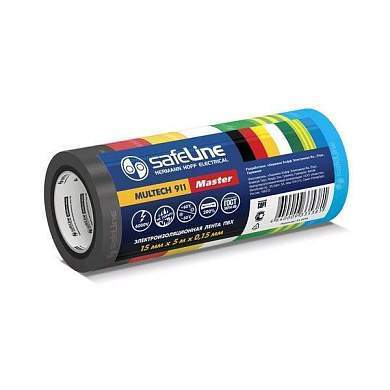 Safeline изолента ПВХ 15/5 Master комплект 7 цветов (цена за комплект), 150мкм, арт.22899 (арт. 630900)