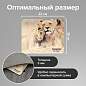 Коврик для мыши SONNEN "LIONS", резина + ткань, 220х180х3 мм, 513310 (арт. 513310)