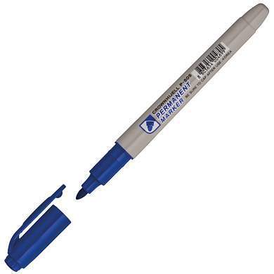 Маркер перманентный Crown "Multi Marker Slim" синий, пулевидный, 2мм (арт. 207898)