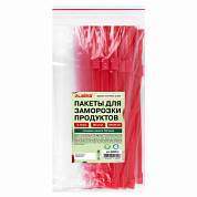 Пакеты для заморозки продуктов, 3 л, КОМПЛЕКТ 30 шт., с замком-застежкой (слайдер), LAIMA (арт. 608912)