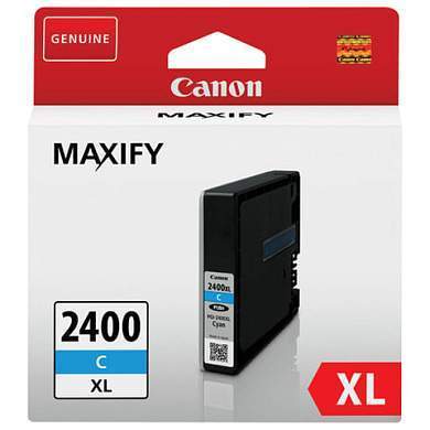 Картридж струйный CANON (PGI-2400XLС) iB4040/MB5040/MB5340, голубой, оригинальный, ресурс 1500 стр., 9274B001 (арт. 362102)
