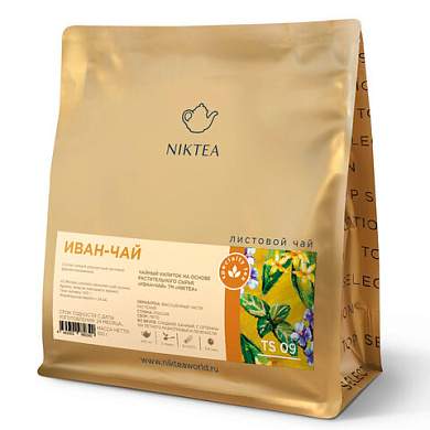 Чай ИВАН-ЧАЙ листовой NIKTEA, кипрей узколистный ферментированный, 100 г, TNIKTE-GP0013 (арт. 625095)