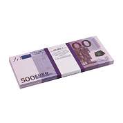 Деньги шуточные "500 евро", упаковка с европодвесом, AD0000064 (арт. 590563)