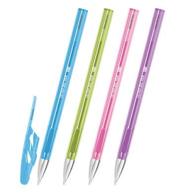 Ручка гелевая BRAUBERG "ULTRA GEL PASTEL", СИНЯЯ, стандартный наконечник 0,5 мм, линия письма 0,35 мм, 144272 (арт. 144272)