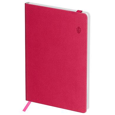 Записная книжка А6 80л. ЛАЙТ, кожзам, Greenwich Line "Classic. Berry", с резинкой, фактурное тиснение, блок в клетку (арт. 370587)