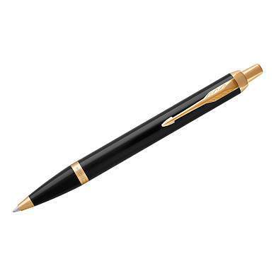 Ручка шариковая Parker "IM Black GT" синяя, 1,0мм, кнопочн., подарочная упаковка (арт. 246608)